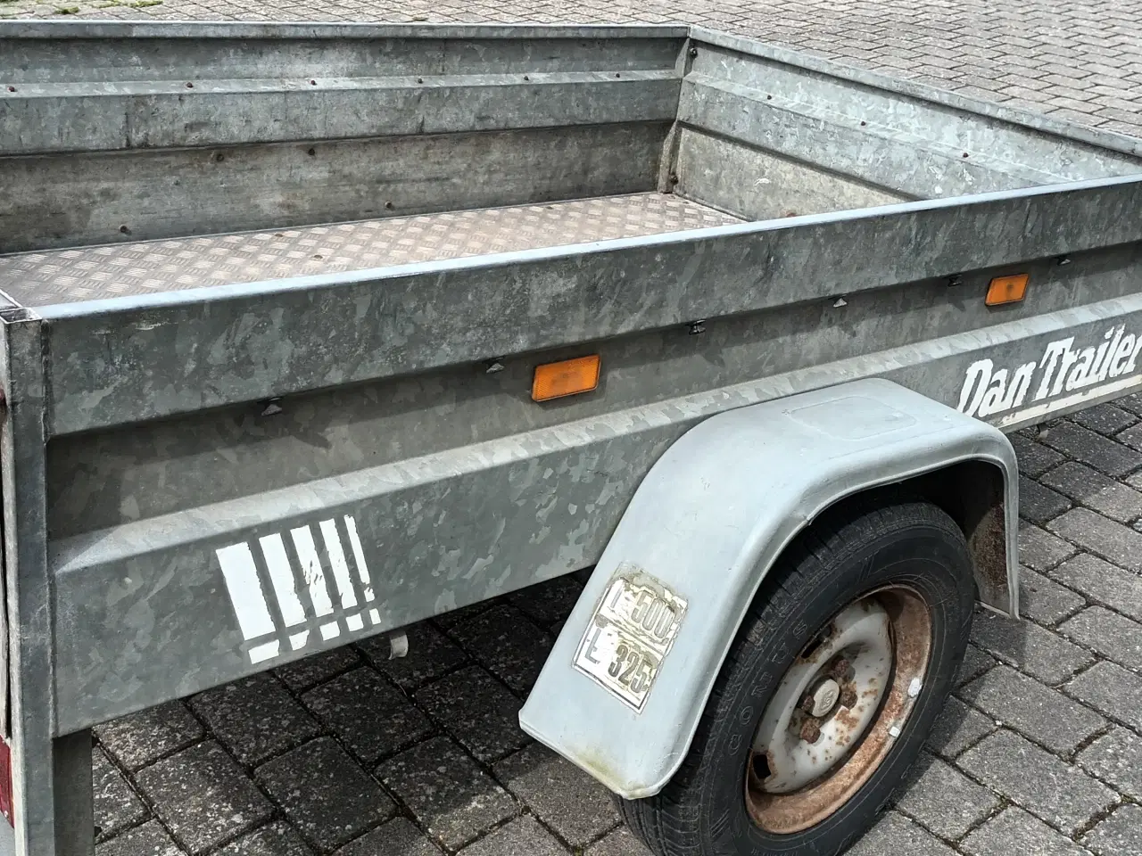 Billede 3 - Ståltrailer m/Alu dørkbund