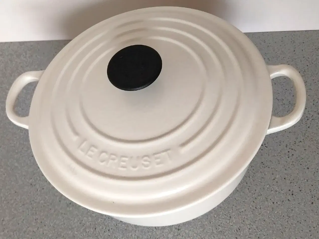 Billede 2 - Le Creuset Gryde 20 cm Hvid Emaljeret støbejern
