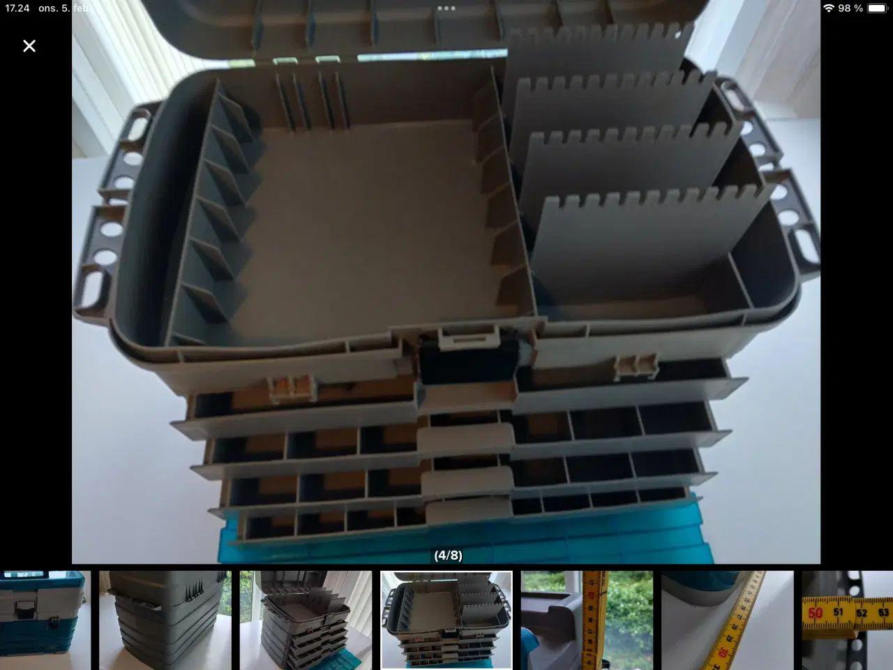 Billede 3 - Stor Piano Fiskekasse med mange rum.