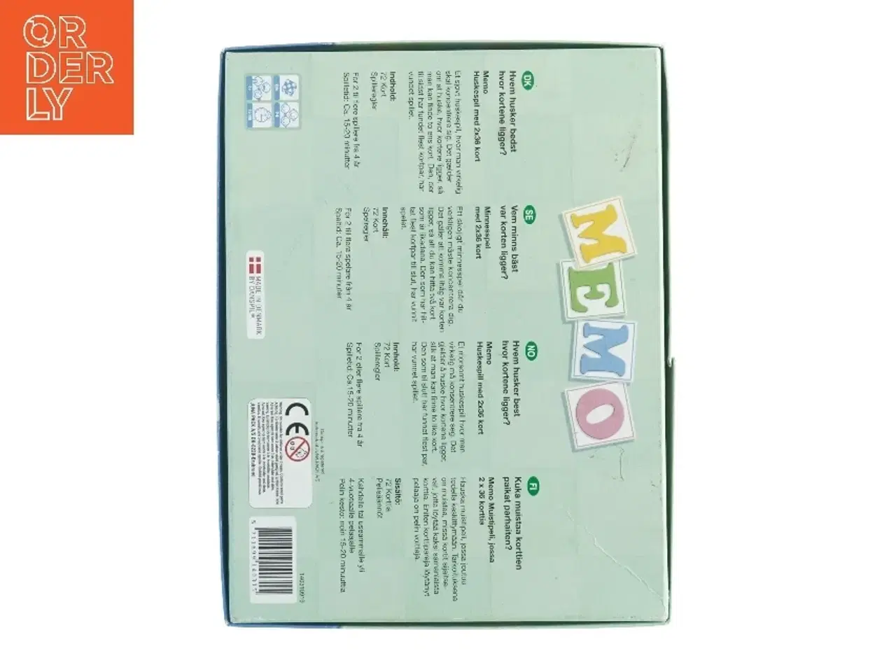 Billede 4 - Memo hukommelsesspil fra Danspil