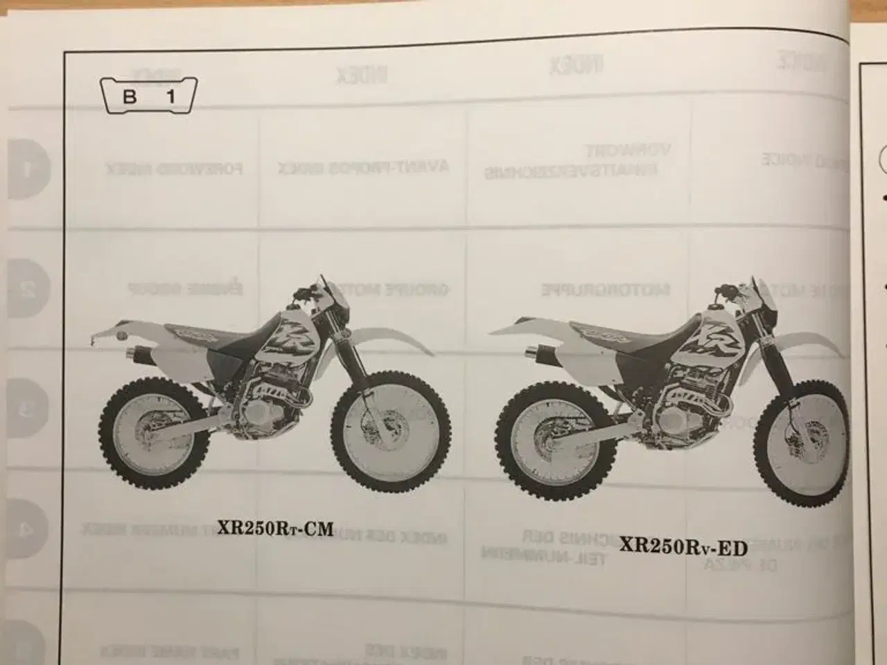 Billede 1 - Honda XR 250R