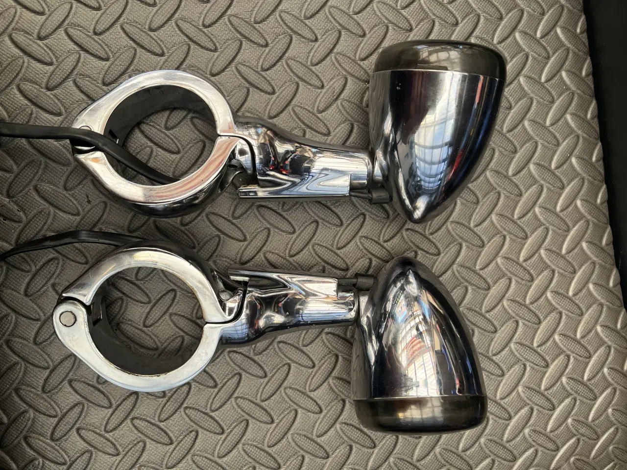 Billede 3 - Blinklys krom Harley-Davidson