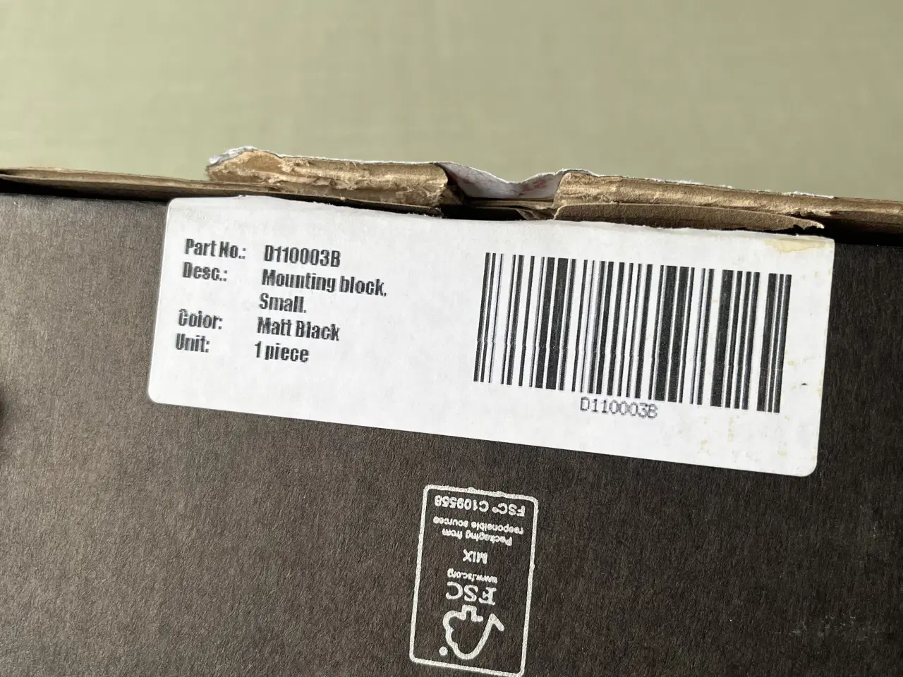 Billede 6 - DMP monteringsklods til nummerplade