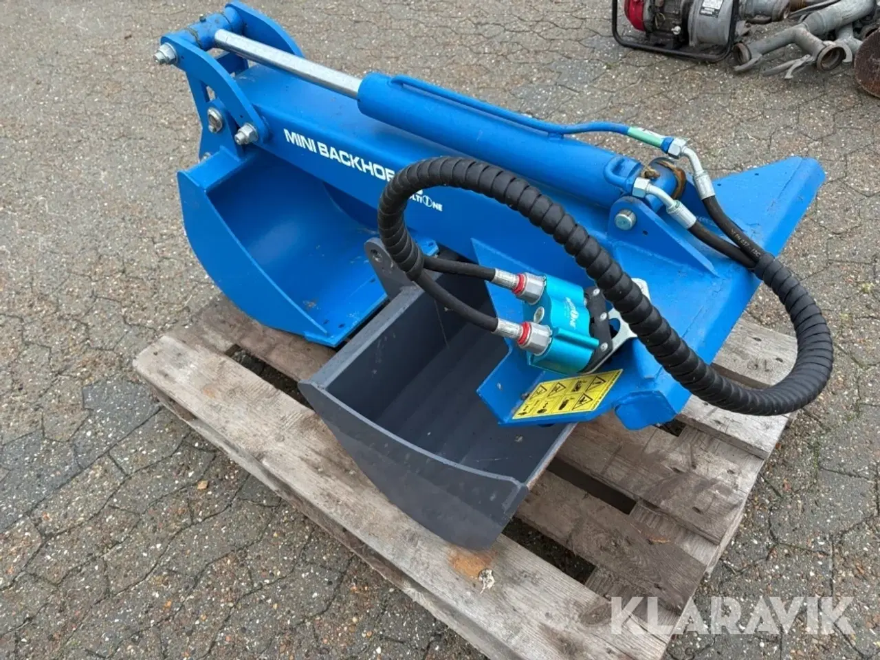 Billede 4 - Skovle til lille traktor MultiOne Mini backhoe 40