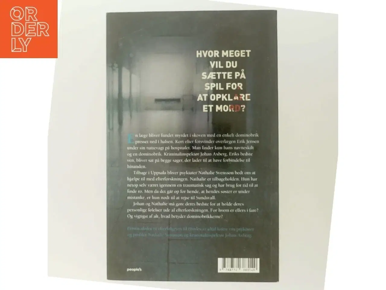 Billede 3 - Dominodøden : kriminalroman af Jonas Mostrm (Bog)