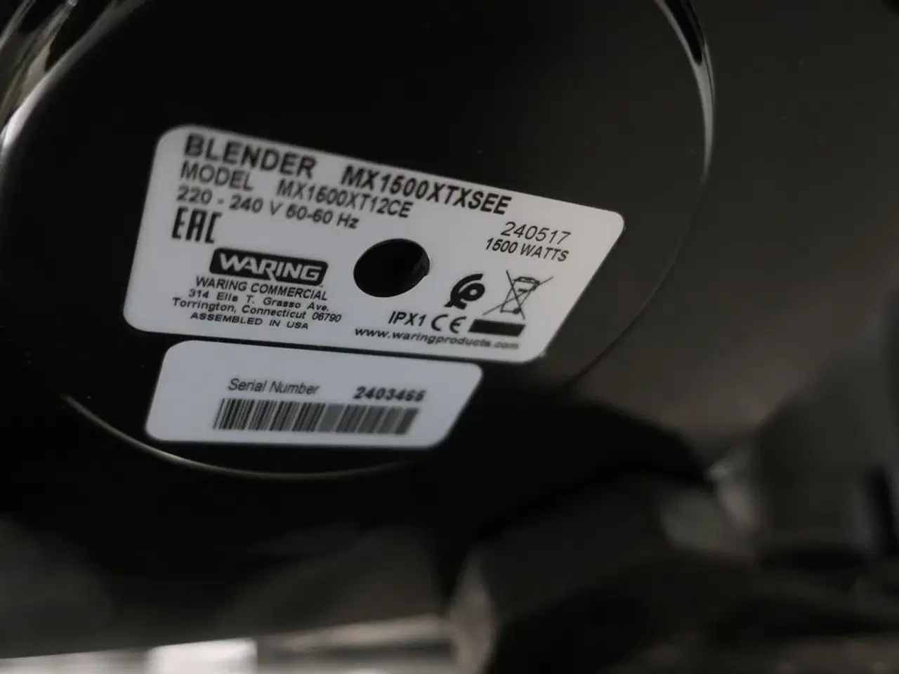 Billede 4 - Blender WARING MX1500XTXSEE