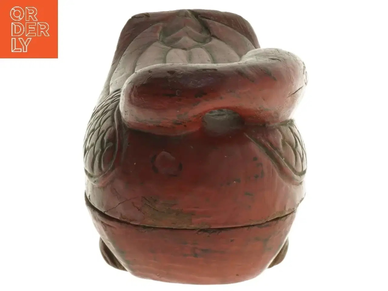 Billede 2 - Dekorativ fugl i træ (str. 19 cm)