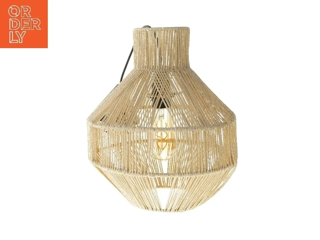 Billede 1 - Pendellampe med snor fra Jysk (str. 37 cm)