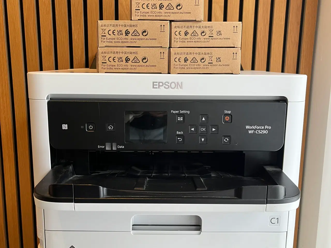 Billede 1 - Epson WorkForce Pro WF-C5290 printer med blækpatro