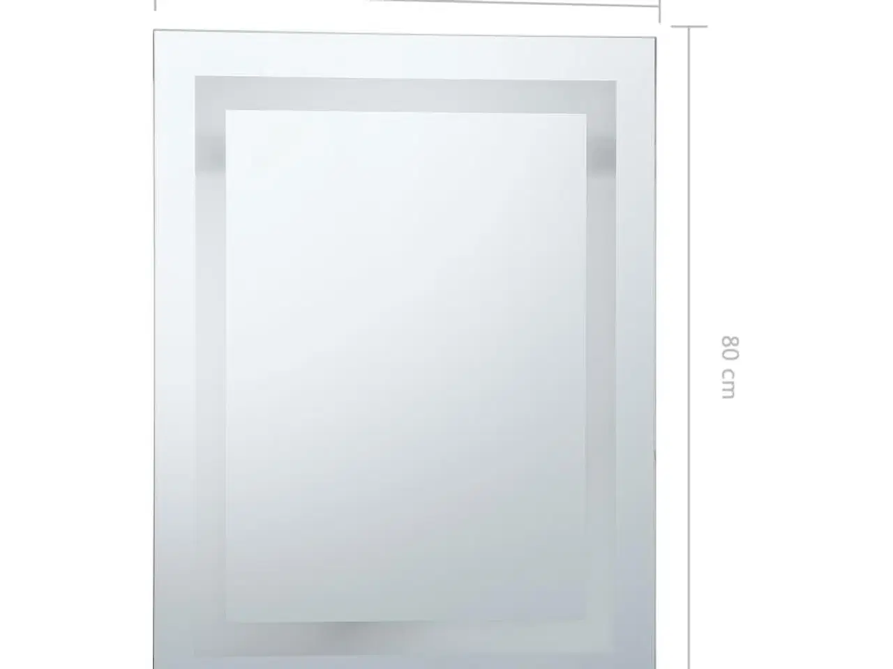 Billede 9 - LED-vægspejl til badeværelset 60x80 cm