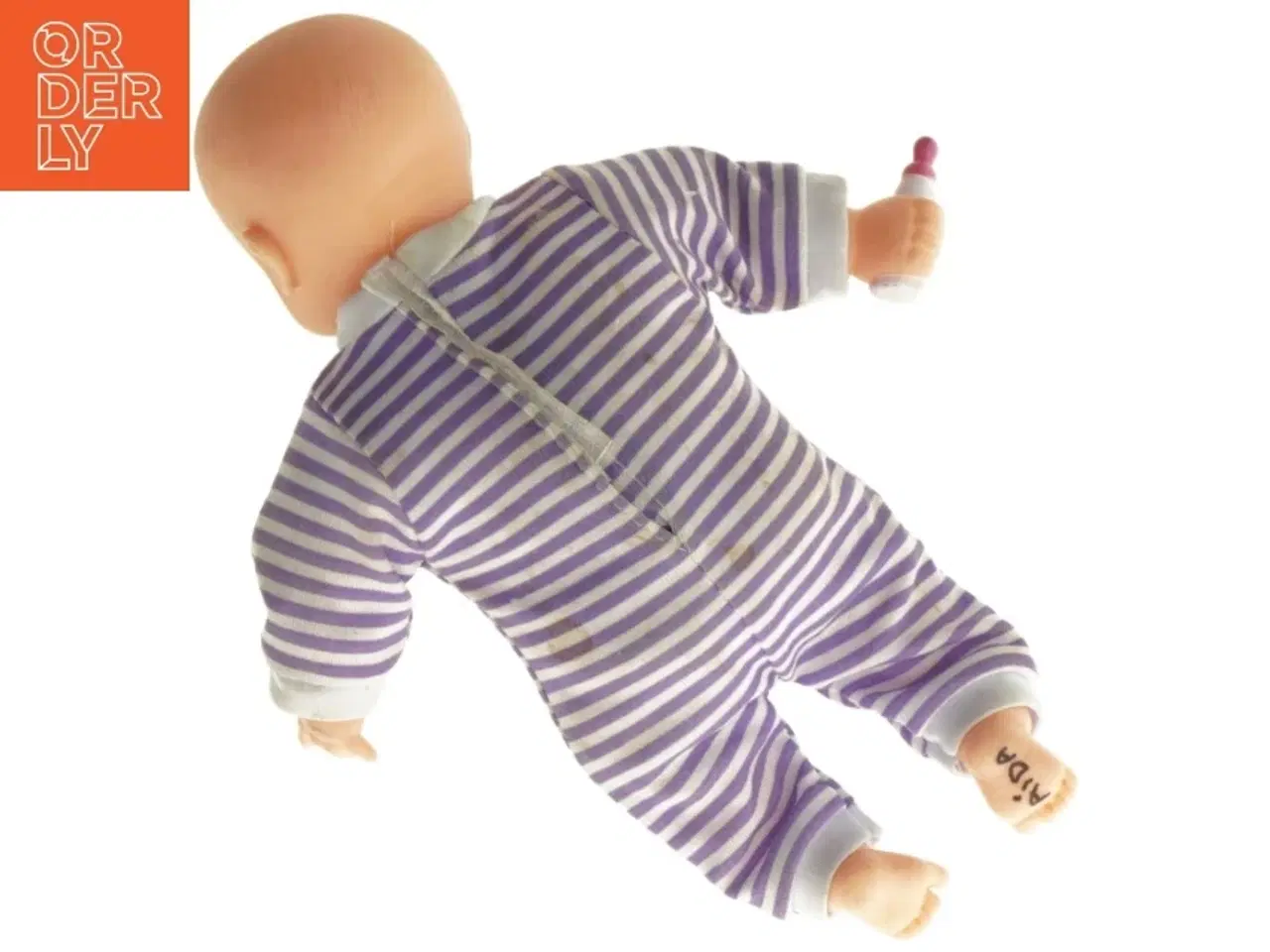 Billede 6 - Babydukkke med tøj og sutteflaske (str. 25 cm)