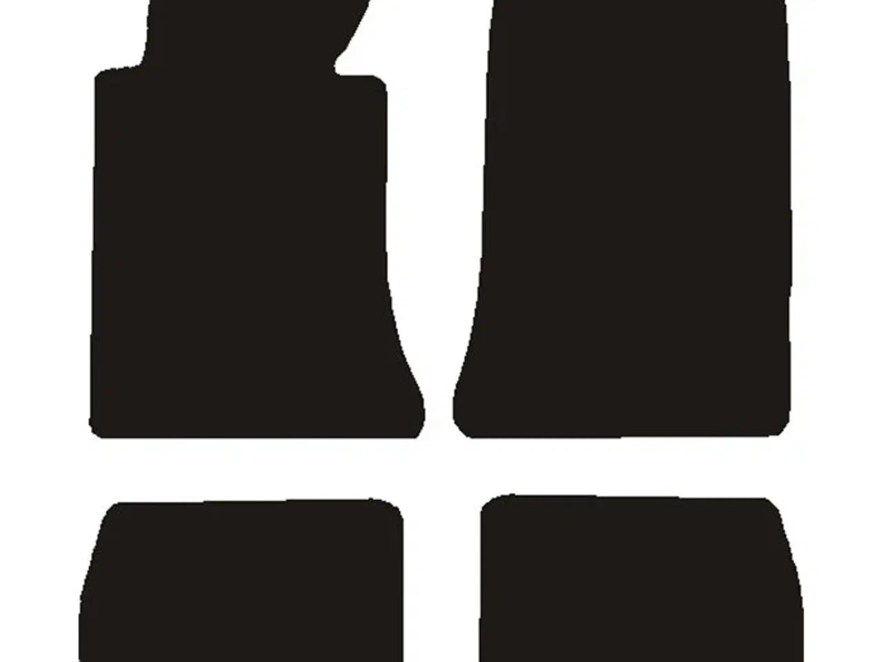 Billede 1 - Måtter Mercedes 124 Coupe 87-93 - uden måttelåse