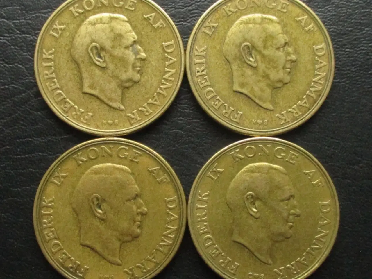 Billede 2 - 2 kr 1948-1956 Fr. IX 4 stk