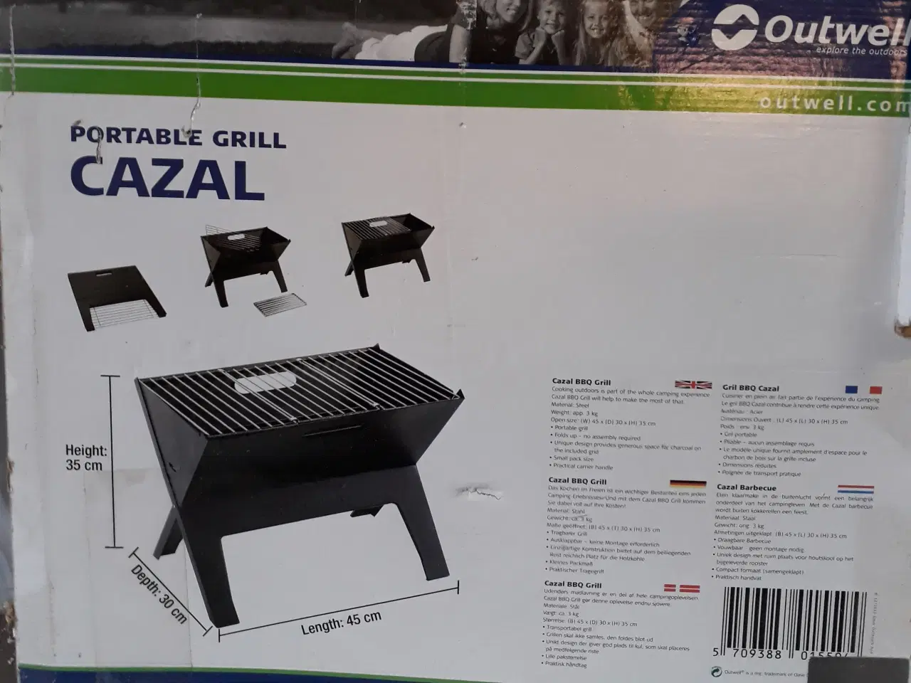 Billede 1 - Outwell grill (campinggrill)