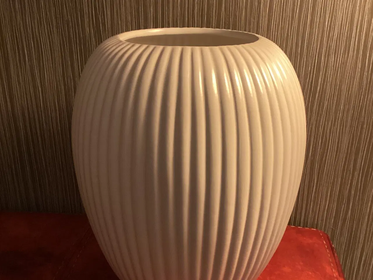 Billede 1 - Michael Andersen riflet stentøj vase model 4767
