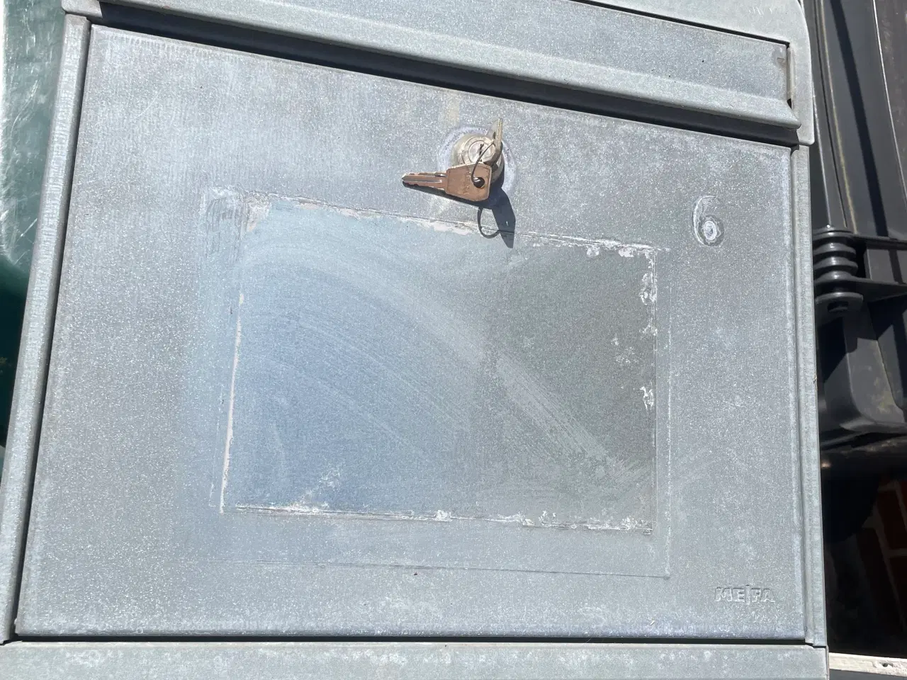 Billede 1 - MEFA postkasse galvaniseret