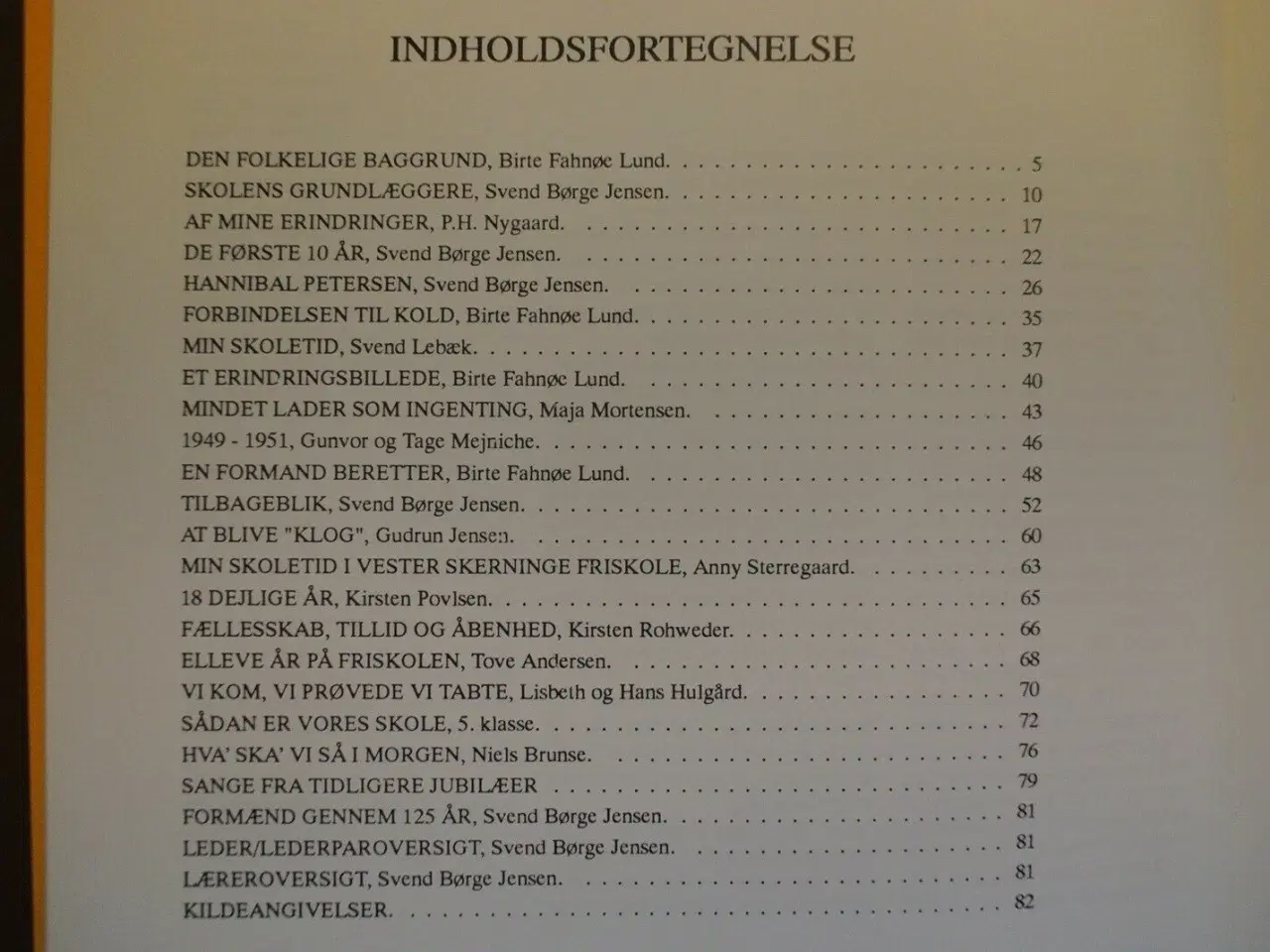 Billede 2 - vester skerninge friskole 1865-1990, red. af svend