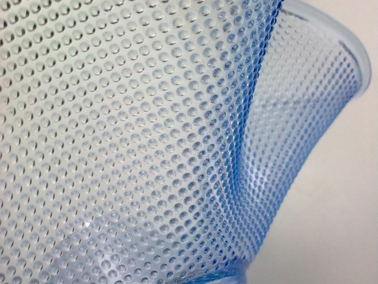 Billede 5 - Skål på D' i lyseblå med flæser & facetter