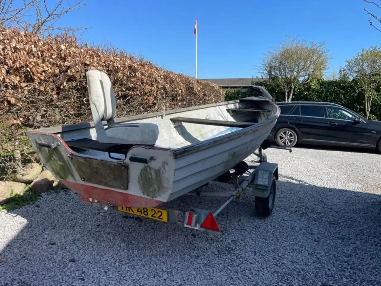 Billede 3 - Brenderup 450kg bådtrailer + 4 m gladfiberjolle