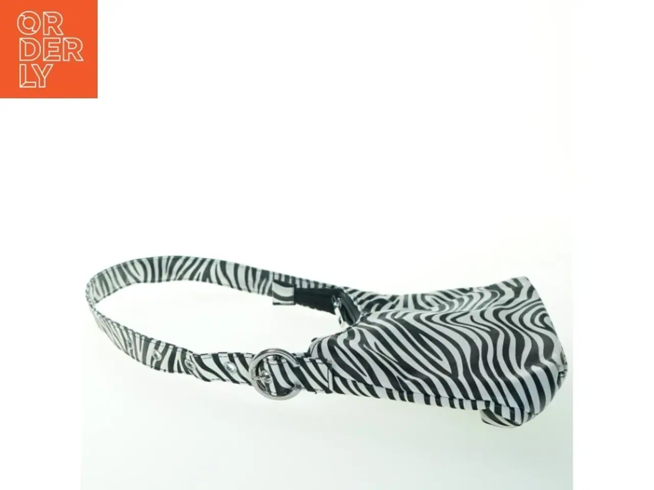Billede 3 - Taske med zebra-striber fra Daniel Silfen (str. 25x15 cm)