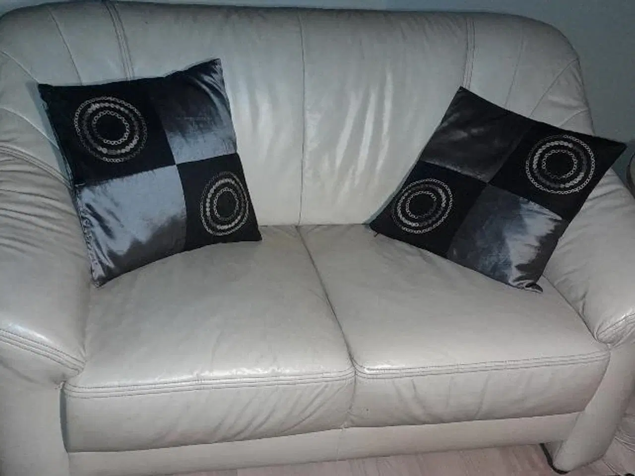 Billede 2 - Lædersofaer 3 + 2 personers.