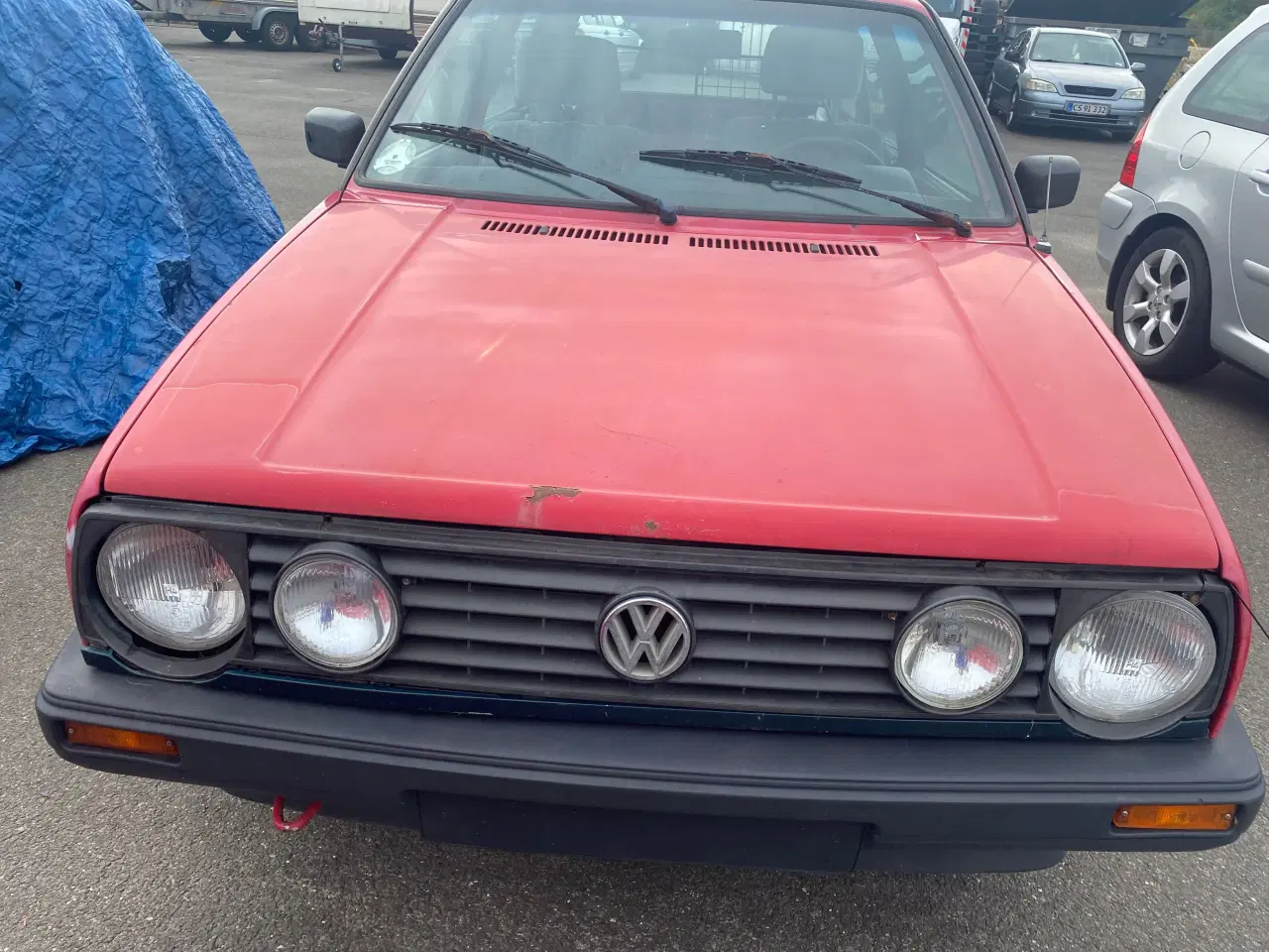 Billede 2 - vw golf 2 sælges i dele. bilen er med en fin