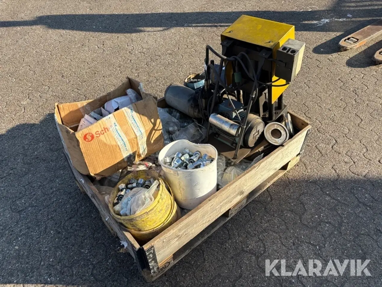 Billede 7 - Hydraulikpresser Parker 82C 061 med fittings & matriser