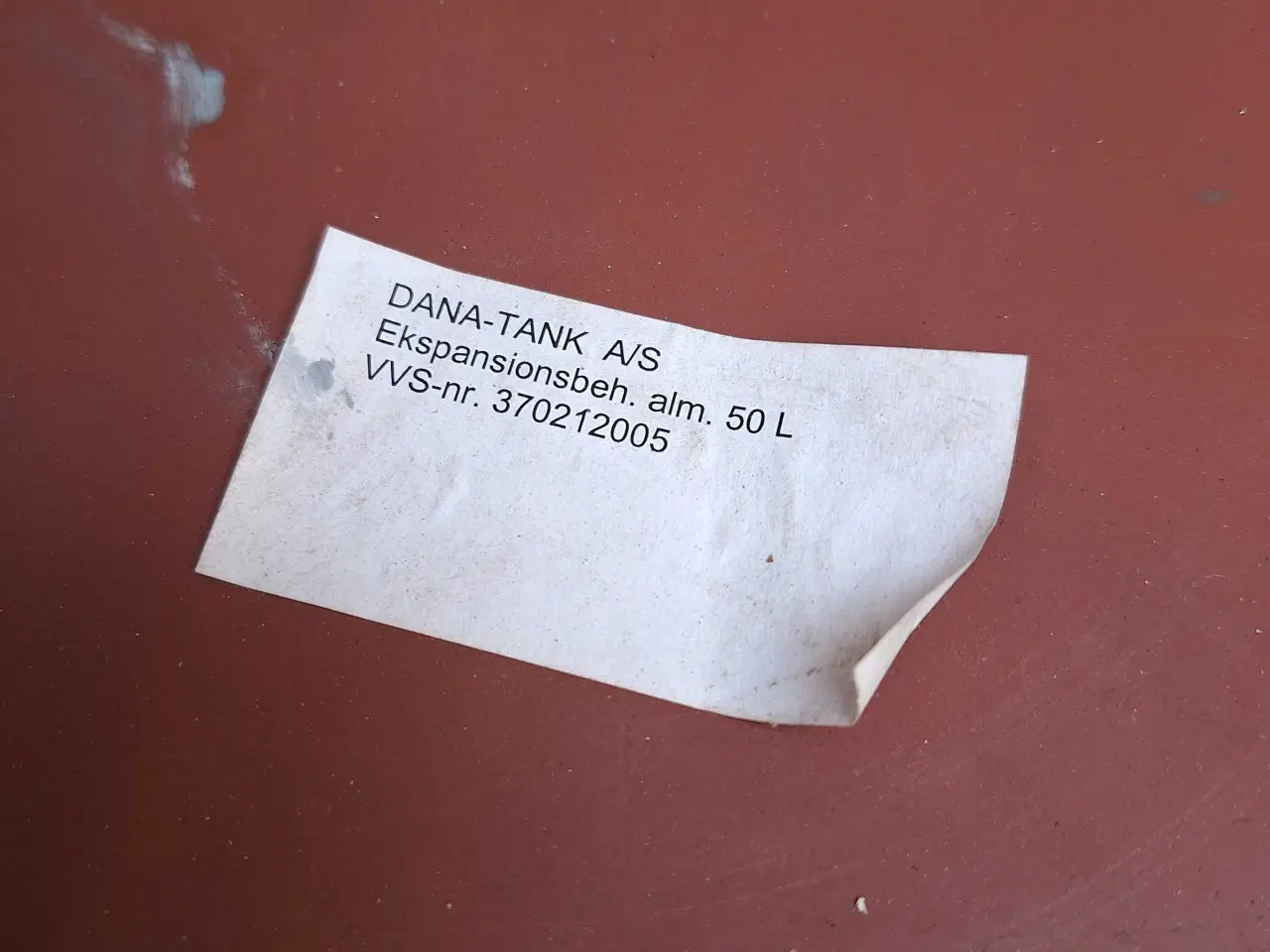 Billede 1 - Dana ekspensionstank 50 ltr