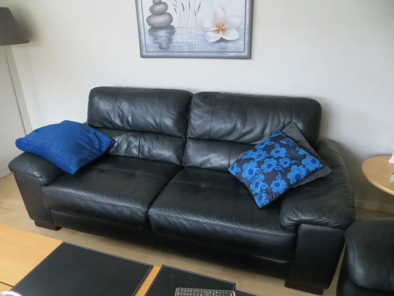 Billede 2 - Lædersofa gruppe