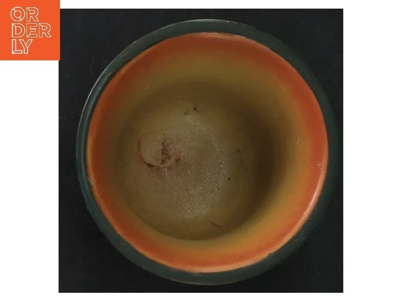 Billede 4 - Keramik vase med fiske dekoration (str. 10 cm)