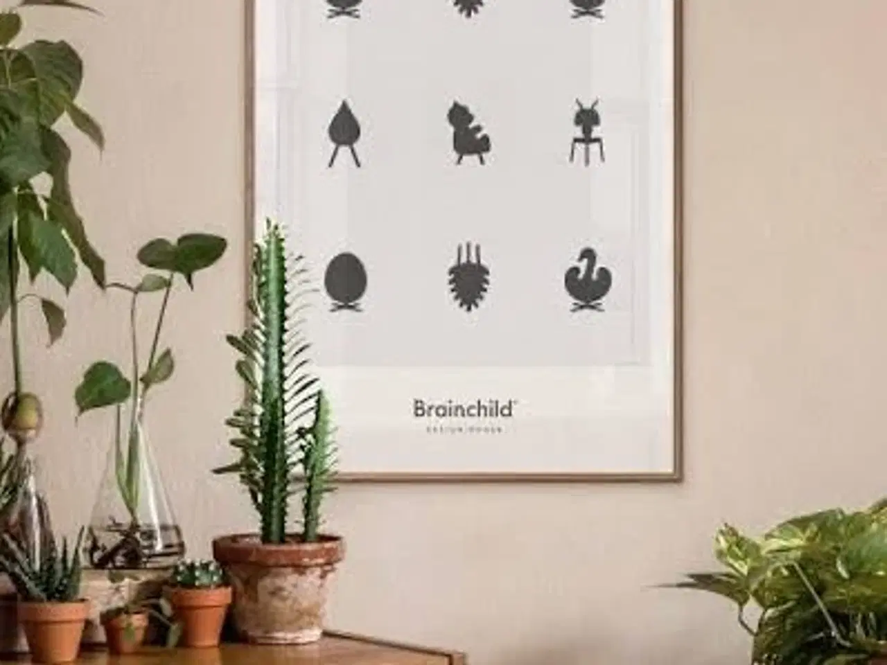 Billede 1 - Plakat fra Brainchild med design ikoner str.70X100