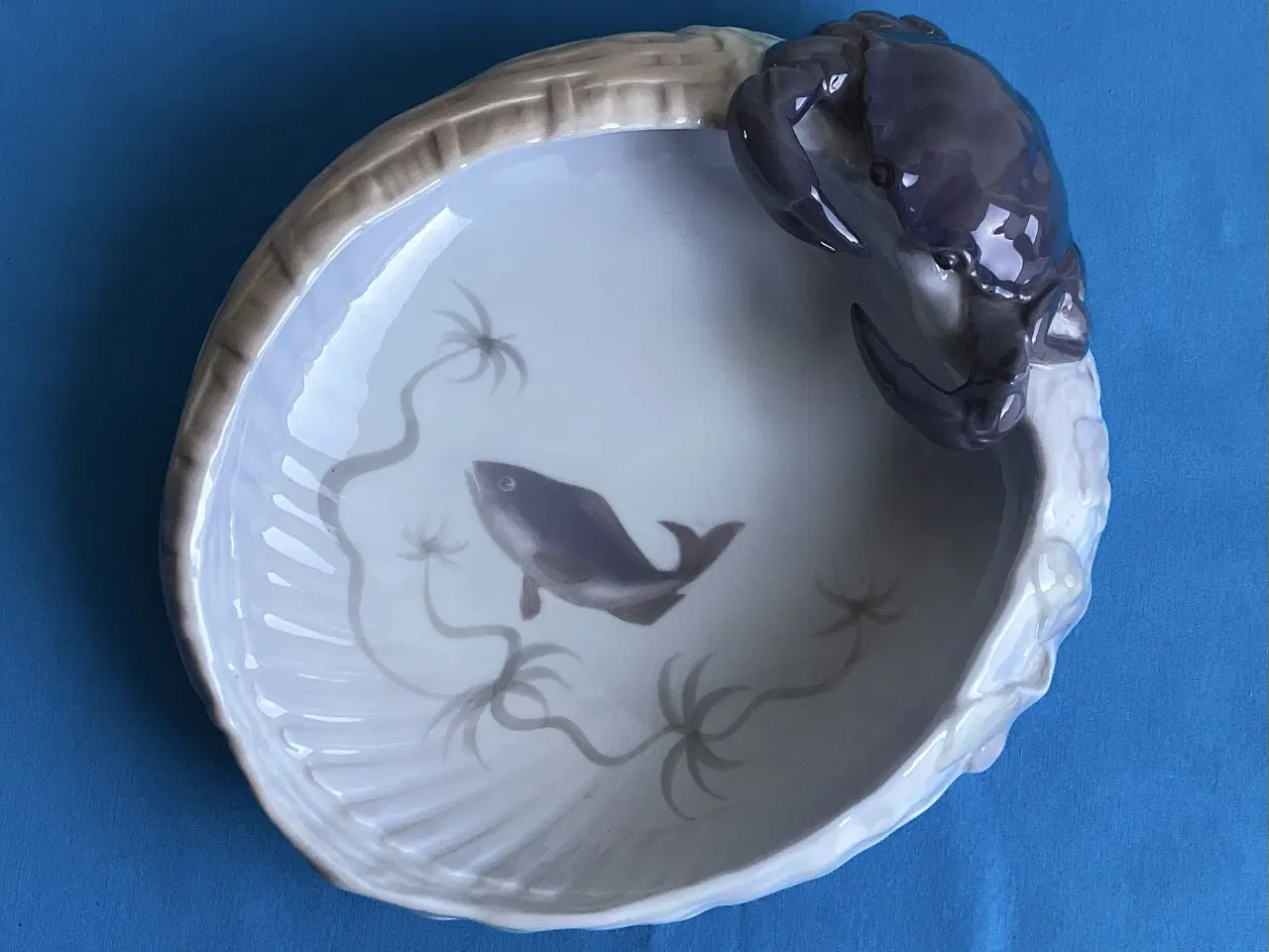 Billede 3 - Royal Copenhagen no 2465 Skål med krabbe