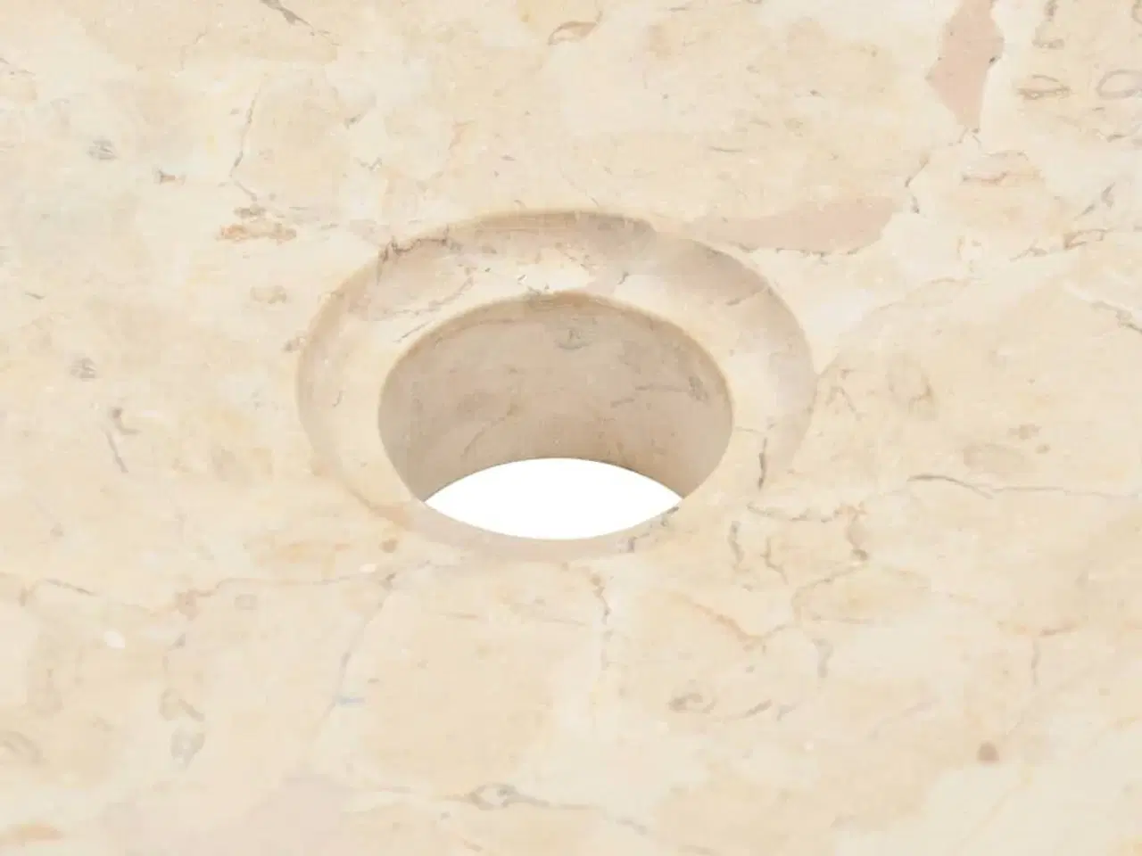 Billede 7 - Håndvask 40 x 12 cm marmor cremefarvet
