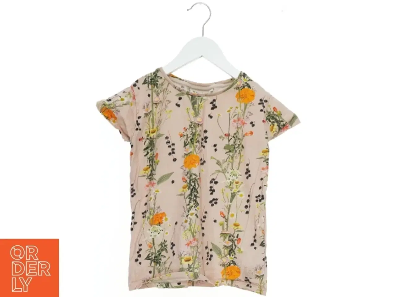 Billede 1 - Blomstret T-shirt fra Molo (str. 128)