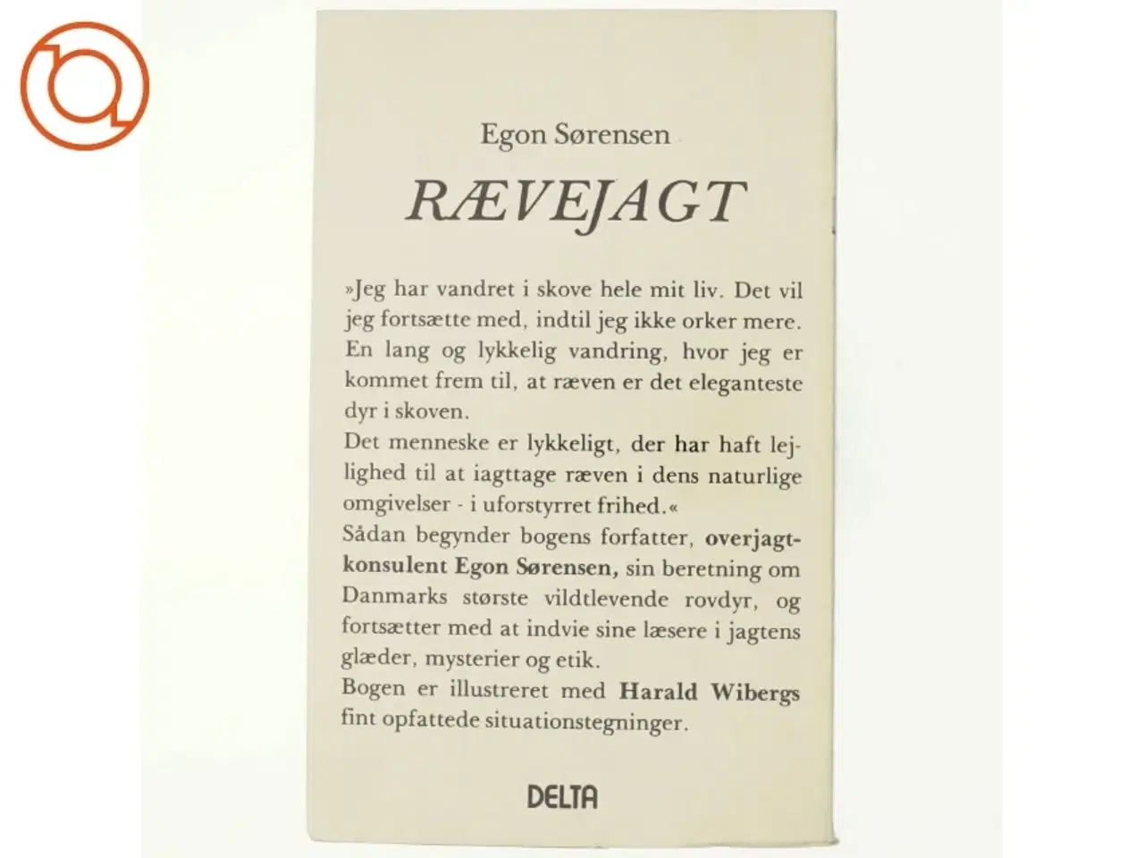 Billede 3 - Rævejagt af Egon Sørensen (bog)
