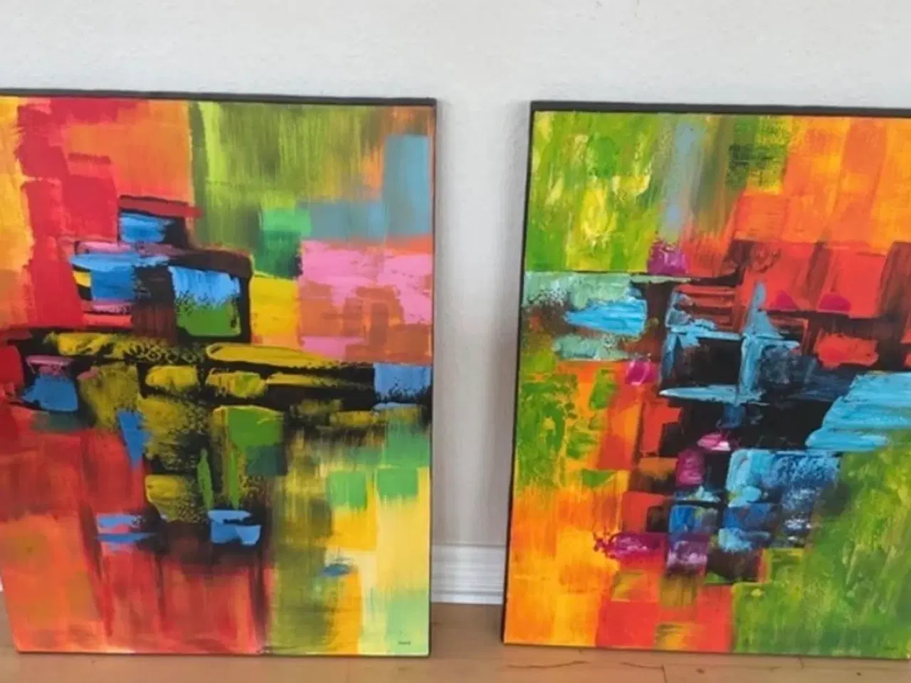 Billede 1 - 2 acryl malerier