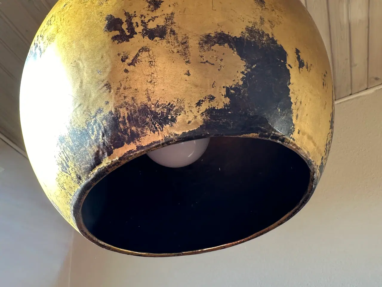 Billede 1 - Ægte Java kobber Lampe 