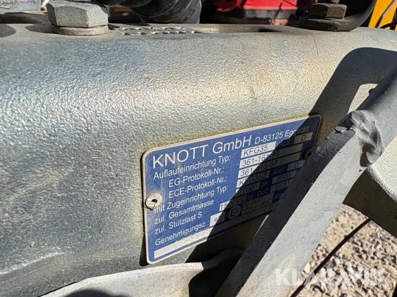 Billede 7 - Maskintrailer IFOR Williams 3 aksler 3500 kg med ladkran