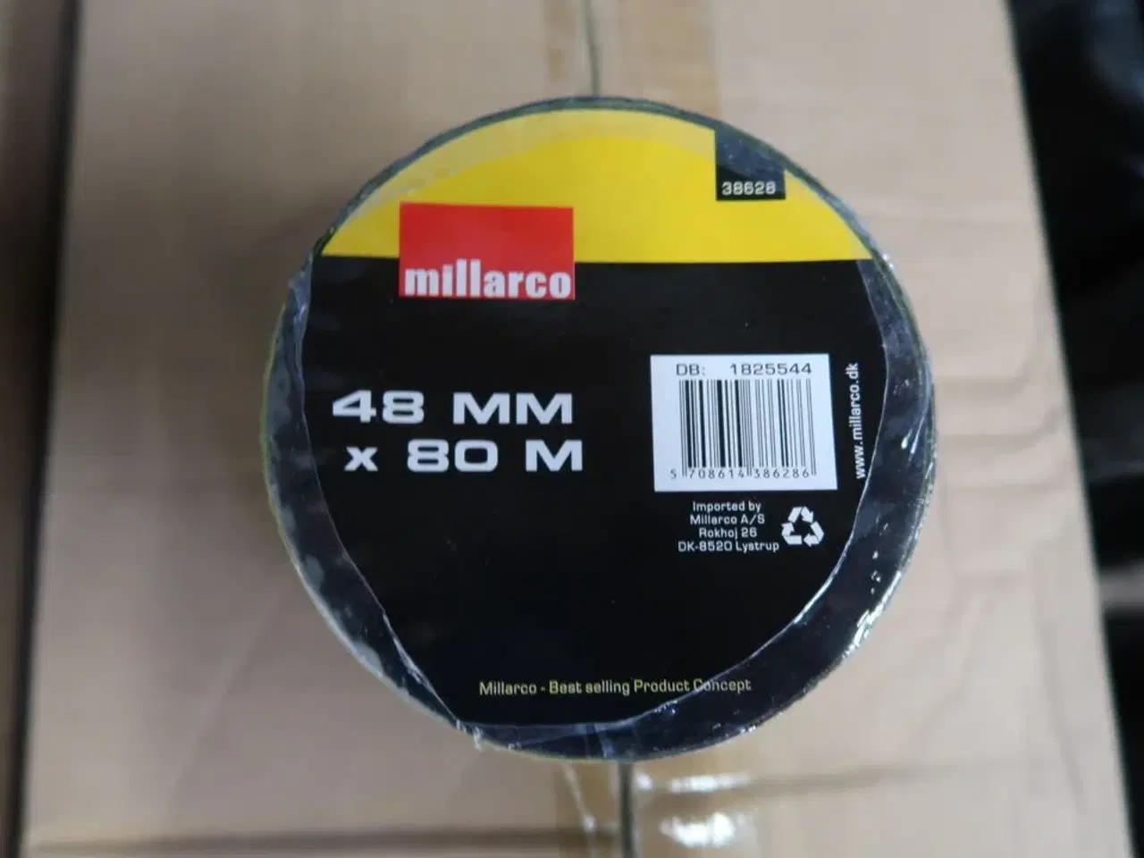 Billede 4 - 40 ruller Millarco afspærringsbånd - gul/sort 80 meter