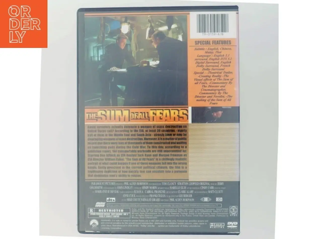 Billede 3 - The Sum of All Fears med Ben Affleck (DVD)