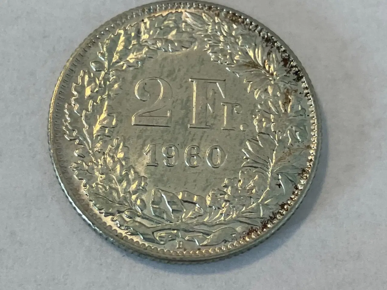 Billede 1 - 2 Francs Switzerland 1960