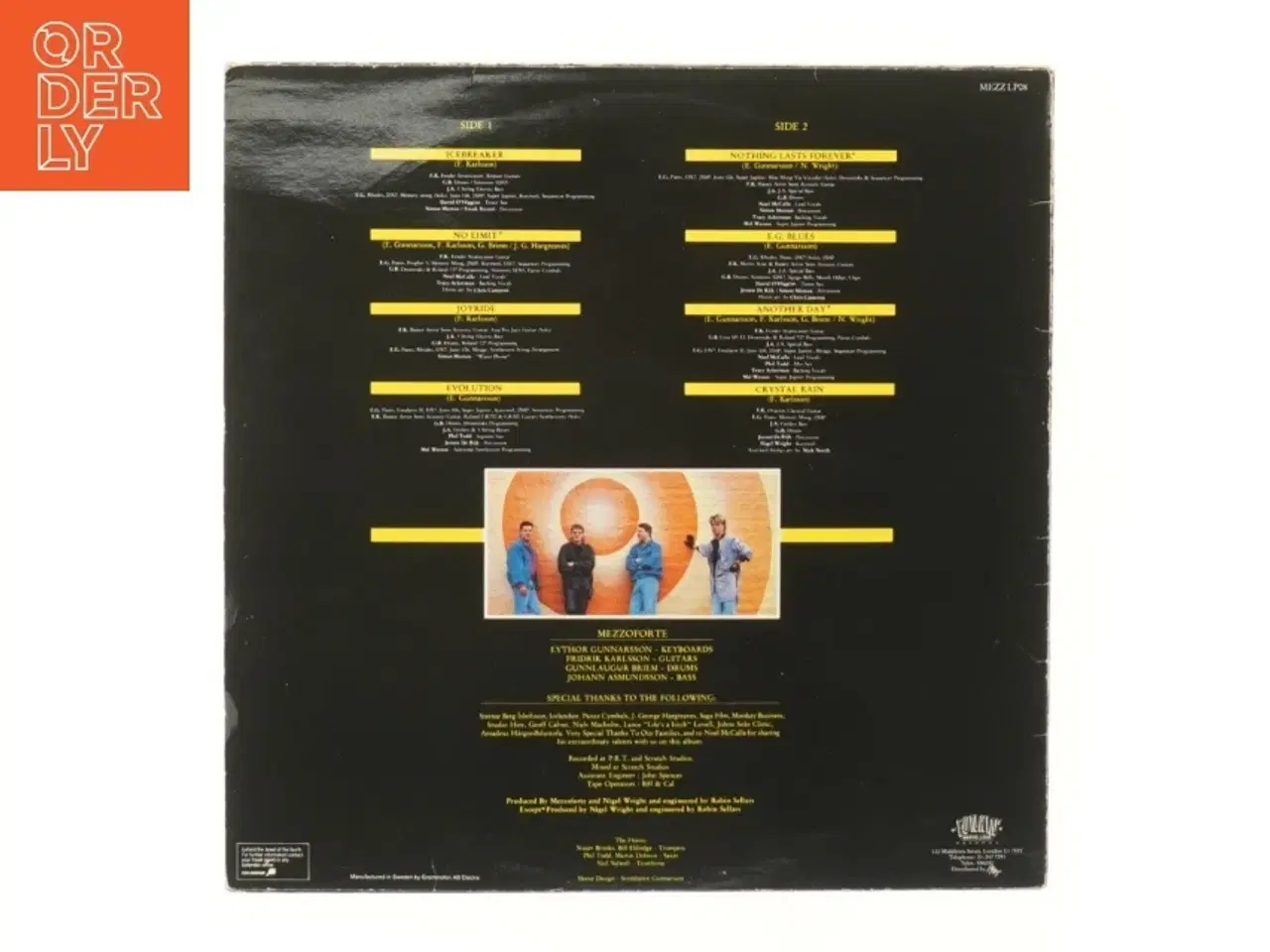 Billede 2 - Mezzoforte No Limits LP fra Mezzoforte