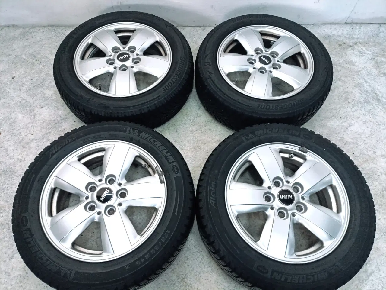 Billede 5 - 5x112 15" ET46 nav 66,6æ MINI vintersæt inkl.TPMS