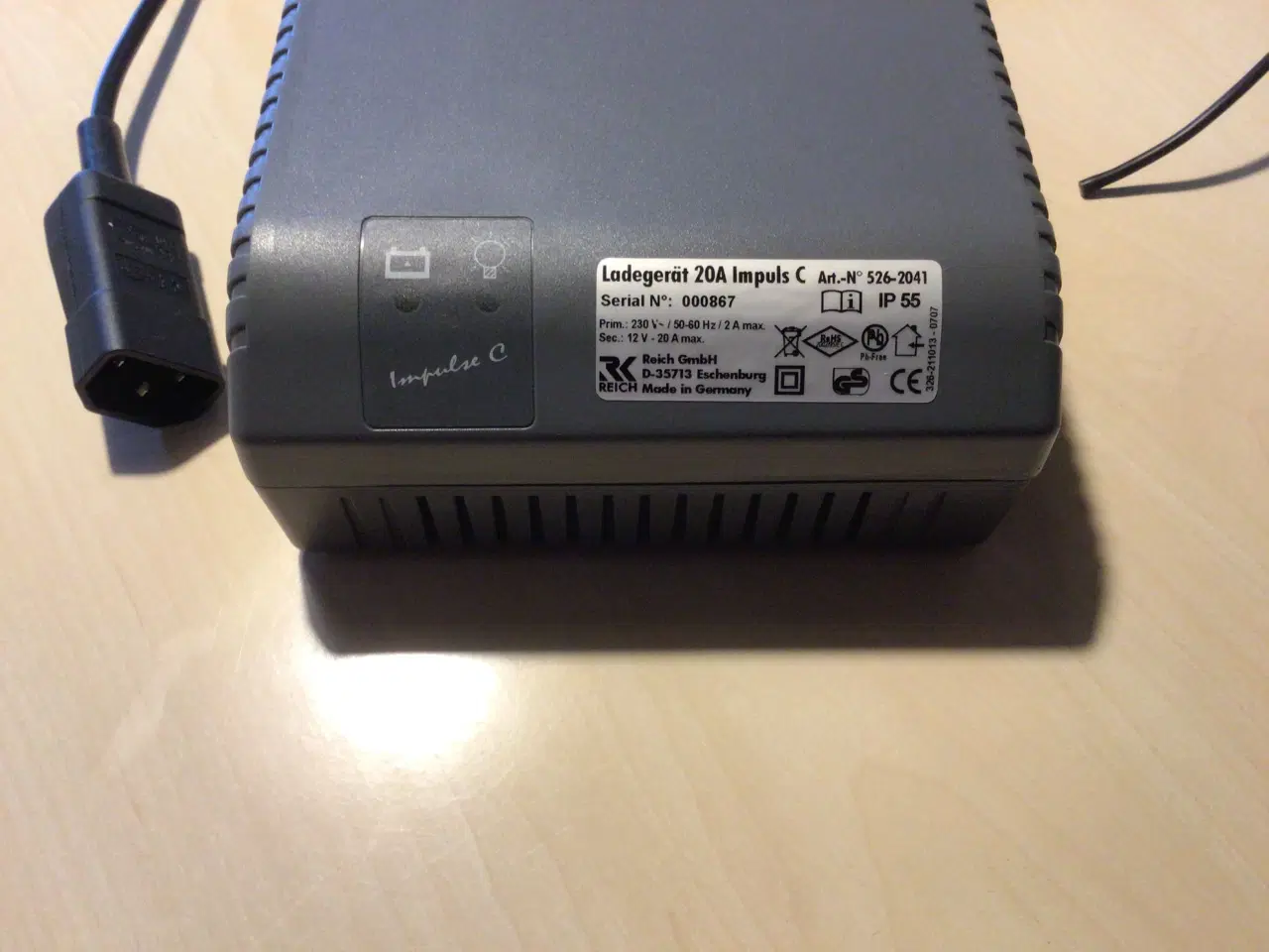 Billede 2 - Reich batteri lader 20A