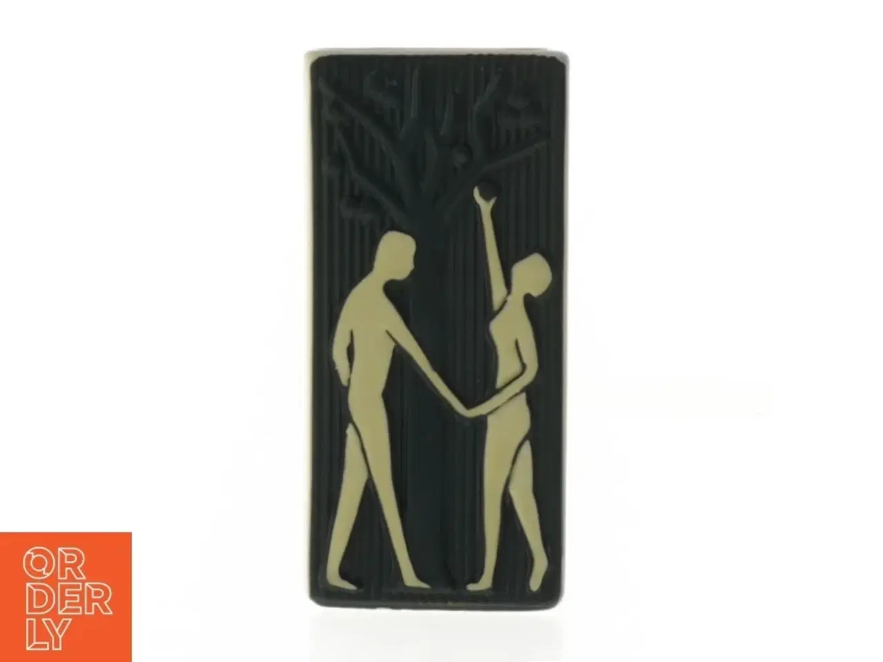 Billede 1 - Adam & Eva vase med motiv fra Søholm (str. 16 cm)
