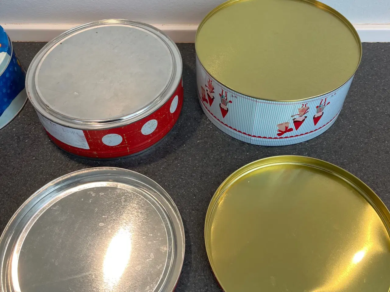 Billede 4 - Charmerende sæt med 5 julekagedåser