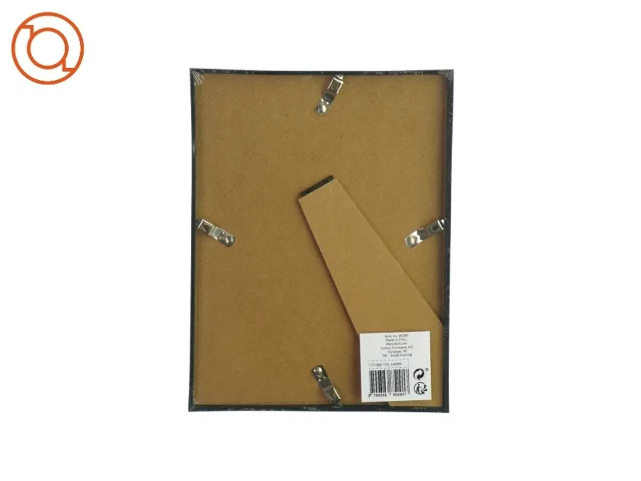 Billede 1 - Sort billedramme (str. LB: 18x24 cm)