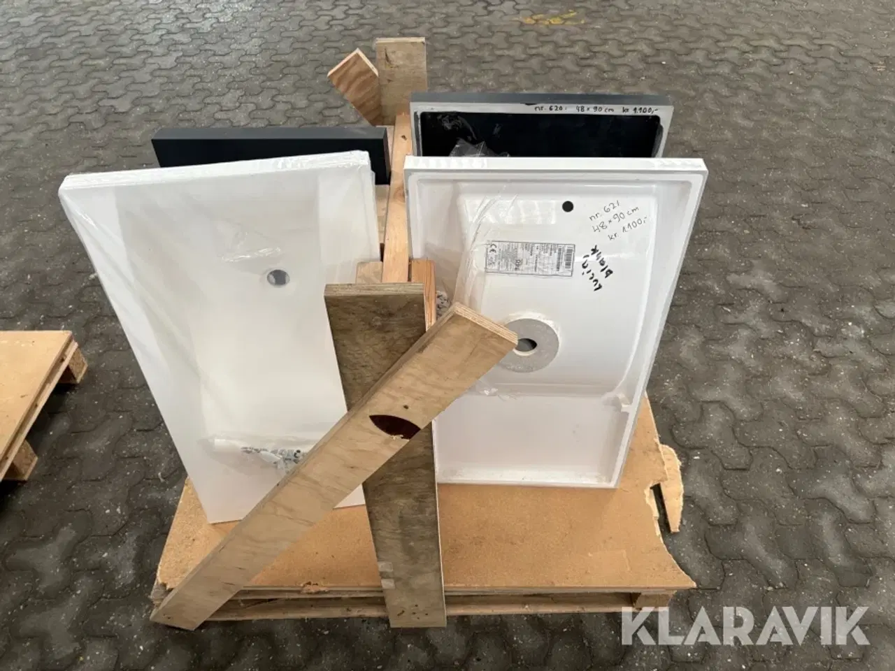 Billede 5 - Vaskebordplader Marbré & Marmorline til toilet - 223 styk.