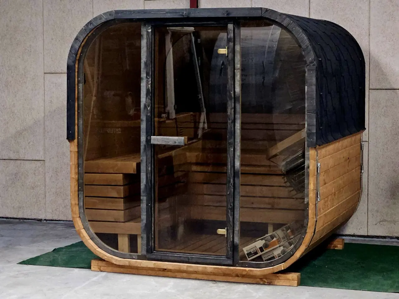 Billede 7 - Ny unik stil CUBE sauna med HUUM 9kw ovn og WIFI