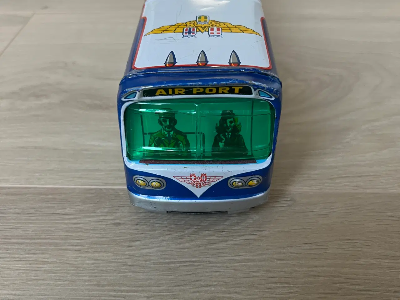 Billede 2 - Leksaksbuss, Plåt, SAS flygbuss